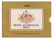 TWO HUNDRED DOLLARS, 1985 $200 gold Koala, uncirculated; in folder of issue.