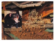 TWO HUNDRED DOLLARS, 1994 $200 gold Tasmanian Devil, uncirculated; in original folder of issue.