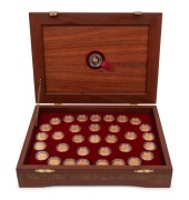 THE PERTH MINT SOVEREIGNS 1899 - 1931 - THE COMPLETE COLLECTION:&nbsp;From the 1899P Sovereign to the 1931P Sovereign, this collection comprises thirty-three sovereigns - representing an example of every sovereign date struck at the Perth Mint and issued under