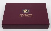 1995 - 2003 FLORAL EMBLEMS OF AUSTRALIA: A complete set of nine PROOF&nbsp;24ct gold $150 (&frac12;oz) coins presented in a superb timber case with felt lining; each coin accompanied by its' own Certificate of Authenticity and Limitation; and the booklet which accomp - 3
