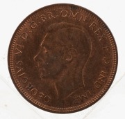 GEORGE VI, 1943 I Penny, uncirculated. - 2