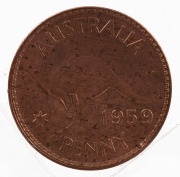 ELIZABETH II, 1959 Penny, uncirculated.