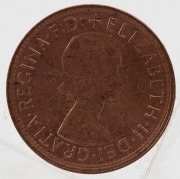 ELIZABETH II, 1959 Penny, uncirculated. - 2