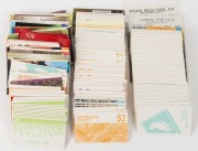 BookletsBooklets: 1980s-2000s duplicated range from 60c to $4.90 with a large percentage of $4.50 types, (approx. 200); incl. reprints. Excellent condition. FV: approx. $400.