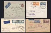 NEW ZEALAND - Postal History: A collection including first and special flight covers from the 1930s, Jamboree and Scout activities covers, Health stamps on cover, some from Health Caps, etc. Diverse range worth checking. (70+ items). - 2