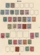 INDIAN CONVENTION STATES: PATIALA: 1884 - 1912 Queen Victoria to Edward VII collection on album page; minimal duplication, (33). Mint. Cat.&pound;370+.