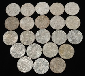 ELIZABETH II, fifty cents, mainly EF, (22).