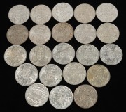 ELIZABETH II, fifty cents, mainly EF, (22).