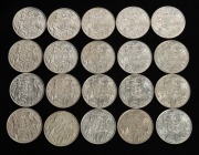 ELIZABETH II, fifty cents, mainly EF, (20).