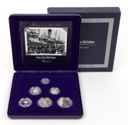 Masterpieces in Silver - Coins of the 20th Century - 1999 Memories silver proof set of 6 coins; set No.4039 of 15,000 in original presentation case and box with certificate.