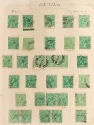 KGV Heads - Collections & Accumulations: A very useful accumulation/collection in an album with partly annotated pages. Beginning with the 1913 1d (4) & 6d (3) Engraved issues CTO, all KGV Head denominations are well represented in the following pages, wi