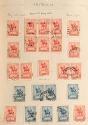 1927 - 1970 mainly pre-decimal collection/accumulation in semi-annotated album. Includes Kingsford Smith signed flown cover, numerous 1930s commem sets Used incl. many blks.4, later CTO Imprint blks., FDCS incl. 9 OHMS types, etc. - 5