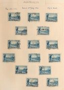 1927 - 1970 mainly pre-decimal collection/accumulation in semi-annotated album. Includes Kingsford Smith signed flown cover, numerous 1930s commem sets Used incl. many blks.4, later CTO Imprint blks., FDCS incl. 9 OHMS types, etc. - 6