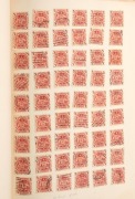 A diverse range on pages in a large album. Noted BCOF set to 5/- */**, Postage Dues with 1/-, 2/- and 5/- Thick paper 1909 issue in blks.4 FU, 1d and 3d blks. **/*, 6d sepia Airmails (5), Booklets, and Kangaroos (U) in quantity. (100s). - 6