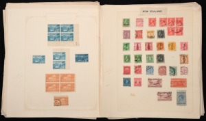 NEW ZEALAND: 1920s - 1960s collection on album pages, including 2½d Lake Wakitipu blk.4 & Wakatipu pair *, 1½d NZ Contingent blk.4 *, 1925 Dunedin (2 sets *), 1929 Health (blks.4 x 2), 1930 Health blk.4, 1931 Smiling Boys (3 sets **/*) 1d and 2d pair FU, 1934 7d Faith In Australia cnr.blk.4 **, 1934 & 1935 Healths blks.4 **, later Healths incl. blks., M/Sheets and FDCs, etc. (100s).