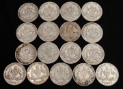 FLORINS: 1910 - 1928 complete (excl. 1915 and 1920); mixed condition, (17).