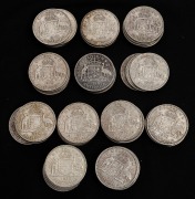 FLORINS: 1938 (58), mixed condition, mainly F-VF.