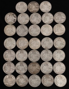 FLORINS: 1945 (33), mixed condition, mainly F-VF.