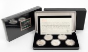 Masterpieces in Silver - 1995 Colonial Australia, - two complete sets in their&nbsp;original presentation cases and boxes with certificates. (2 items).