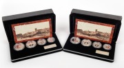 Masterpieces in Silver - 2003 Port Philip Patterns, two complete sets in their&nbsp;original presentation cases and boxes with certificates. (2 items).