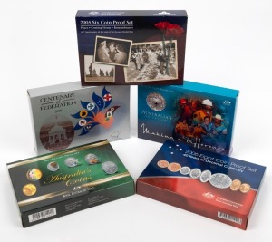 2001 and 2003 - 2006 RAM Proof sets in original boxes. (5 items).