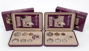 2006 The Magic Pudding RAM Proof Baby Coin sets, (2) in original cases and pictorial boxes.