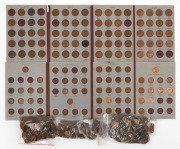 A collection and accumulation of Pennies and Half-pennies (in push-in albums and loose), together with a quantity of One Cent and Two Cent coins. Total weight: approx. 5.5kg.
