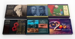 1995 - 2000 RAM Proof sets in original boxes. (6 items).