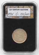 SHILLING: George V, 1935; Unc. - 2