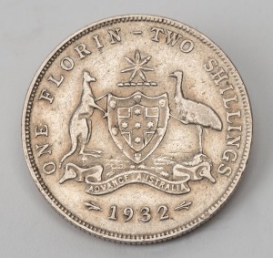Florin: George V, 1932, F.
