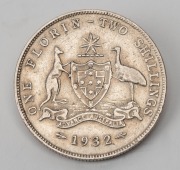 FLORIN: GEORGE V, 1932, F.