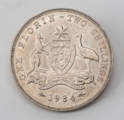 FLORIN: GEORGE V, 1934, aUnc.