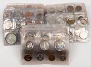 South Africa: An accumulation of un-circulated coin sets in the plastic sleeves of issue: 1967 (2), 1968 (1), 1971 (2), 1972 (3), 1973 (1), 1974 (2), 1975 (1), 1976 (4), 1977 (3), 1978 (2), 1979 (1), 1980 (8), 1981 (6), 1982 (2), 1983 (2), 1984 (8), 1985 