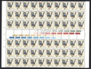 AUSTRALIA: Mainly late 1970s accumulation in two albums; blocks, gutter strips, part sheets, etc. with values to $5. (100s) MUH. FV: $380+ - 2