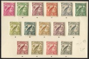 NEW GUINEA: 1931 (SG.163-176) &frac12;d - &pound;1 Dated Bird Airmails set of 14 (Cat.&pound;300), plus the 1932-34 (SG.177-189) 1d - &pound;1 Undated Birds set of 15 (Cat.&pound;300), together with the unissued &frac12;d orange Undated Bird, marginal MUH). All Mint, except the &frac12;d orange. (30 - 2
