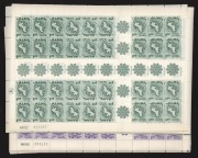 ISRAEL: 1965 (Bale Irs.18-19) Signs of the Zodiac 8a and 12a tete-beche sheets of 36: 10 complete sheets of each denomination, MUH. (20 sheets).