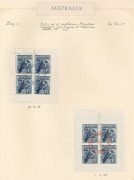 1928 3d Kookaburra Miniature Sheets cancelled-to-order at the Melbourne Philatelic Exhibition: 29th October (red), 30th October (red), 31st October (blue), 1st November (red), an attractive group. (4 M/Sheets). BW: $1950. - 2