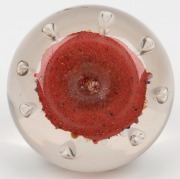 An antique glass paperweight, 19th century, 9cm high, 9cm wide - 2
