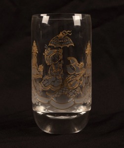 ROSENTHAL Studio Linie art glass vase designed by Bjørn Wiinblad, acid etched factory mark to base, ​​​​​​​16.5cm high