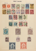GREAT BRITAIN: An 1840 - 1990s, mainly used collection in a Lighthouse album; includes 1d blacks (2, defects), QV Line Engraved, etc. Pickings. (100s). - 3