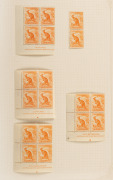 A comprehensive collection of KGVI to early QEII&nbsp;issues, attractively presented in an annotated album. With values to 3/-, the main interest is in the KGVI &frac12;d - 1/4 definitives, with numerous Imprint blocks of 4 (and larger), coil strips and starters, pap - 3