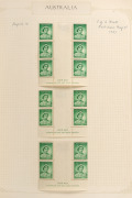 A comprehensive collection of KGVI to early QEII&nbsp;issues, attractively presented in an annotated album. With values to 3/-, the main interest is in the KGVI &frac12;d - 1/4 definitives, with numerous Imprint blocks of 4 (and larger), coil strips and starters, pap - 4