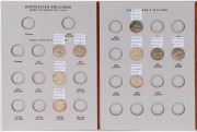 SHILLINGS: 1912, 1913, 1915H, 1920, 1924, 1928, 1931, 1933 and 1935, superior grades, in a Dansco push-in album. VF+ - aUnc. (9 coins). Ex-dealer's stock, priced to sell @ $9,155.
