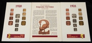 THE AUSTRALIAN 1920 & 1921 SQUARE PATTERN COLLECTION - Limited Edition folder of 24 Square Pattern Proofs issued in 2006; No.263 of only 750 sets.