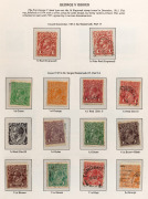 AUSTRALIA: 1913 - 1965 collection in Seven Seas album; Roos to &pound;1 Grey&nbsp;(defects), KGV heads, 6d Kookaburra, 5/- Bridge, Robes (both papers), Navigators set of 8, etc. Mainly U/FU/CTO; mixed condition. - 2