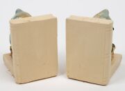 ELISCHER pottery koala figural group, together with a pair of ceramic koala bookends, (3 items), the statue 23cm high - 4