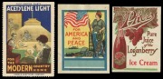 UNITED STATES OF AMERICA - Postal History: CINDERELLAS, ADVERTISING STAMPS, PATRIOTIC LABELS, INTERNATIONAL & NATIONAL EXPOSITIONS, CONVENTIONS, CHARITY LABELS, ETC.: A truly remarkable assembly of these fascinating items, circa 1899 - 1990, in nine album - 2
