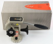 LINHOF: 3-Way Pan/Tilt Head II, in maker's box. Marked 'Made in West Germany'.
