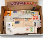 PAPUA NEW GUINEA: An interesting range of covers including pre-decimal FDCs to &pound;1 Fisherman, 1/7 Cattle, Birds to 10/- (x5), 10/- Rabaul (x2), Canoe Prows (x12), etc., plus a small range of early decimal FDCs. Also, several commercial covers incl. 2 reg'd