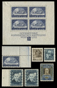 AUSTRIA: A substantial collection in several albums, offered as received, with many highlights including 1908 10kr **, 1910 5kr & 10kr *, 1920s sets */**, 1929 Landscapes set *, 1930s sets */**, 1933 WIPA (both types) **, and M/Sheet in Exhibition folder 